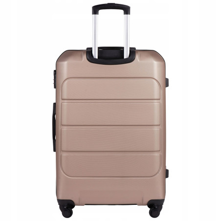 Wings Walizka twarda duża ABS GAN01-L-CHAMPAGNE 97 l