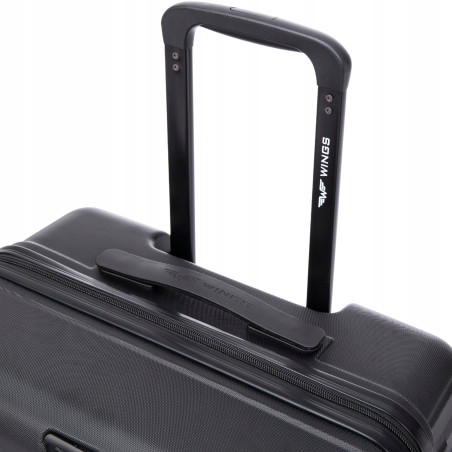 Walizka twarda duża ABS PEA01-L-BLACK 97 l