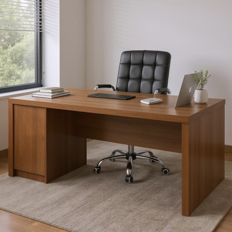 FOTEL BIUROWY ASTON CZARNY KOMFORTOWY I ELEGANCKI MOCNY