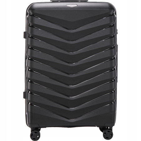Walizka WINGS twarda duża polipropylen PHX01 L BLACK 97 l