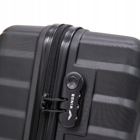 Walizka twarda duża ABS PEA01-L-BLACK 97 l