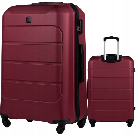 WINGS DUŻA WALIZKA RODZINNA GAN01-L-MAROON 97L