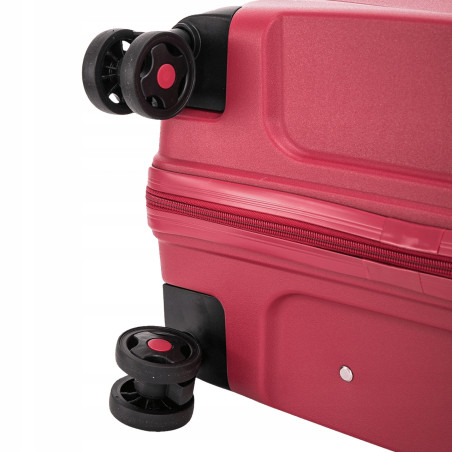 Walizka WINGS twarda duża polipropylen PHX01 L BROWN 97 l