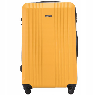 Walizka WINGS twarda duża ABS KST01 L YELLOW 97 l