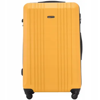Walizka WINGS twarda duża ABS KST01 L YELLOW 97 l