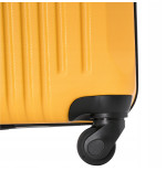 Walizka WINGS twarda duża ABS KST01 L YELLOW 97 l