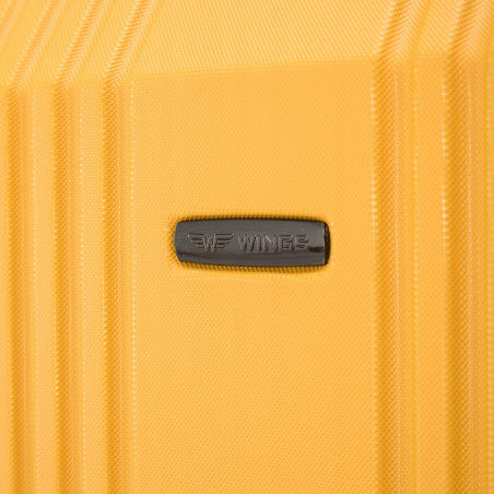 Walizka WINGS twarda duża ABS KST01 L YELLOW 97 l