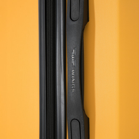 Walizka WINGS twarda duża ABS KST01 L YELLOW 97 l