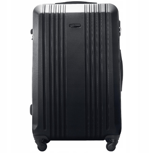 Walizka WINGS twarda duża ABS KST01 L DARK GREY 97 l