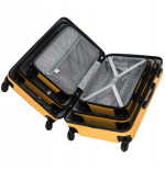 Walizka WINGS twarda duża ABS KST01 L YELLOW 97 l