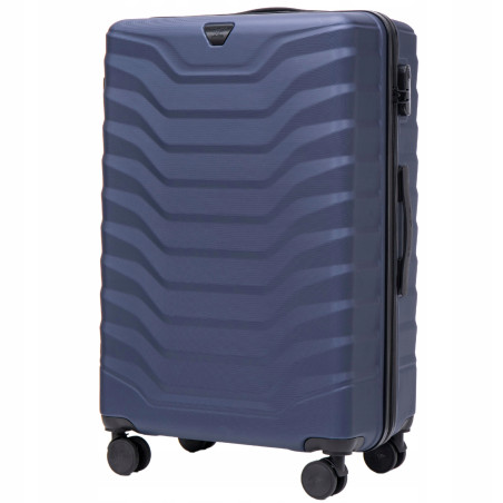 Wings Walizka twarda duża ABS PEA01-L-BLUE 97 l