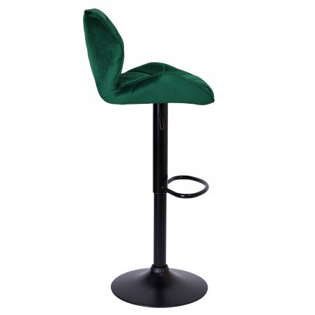 Hoker/Krzesło barowe pikowane SEVILLA VELVET