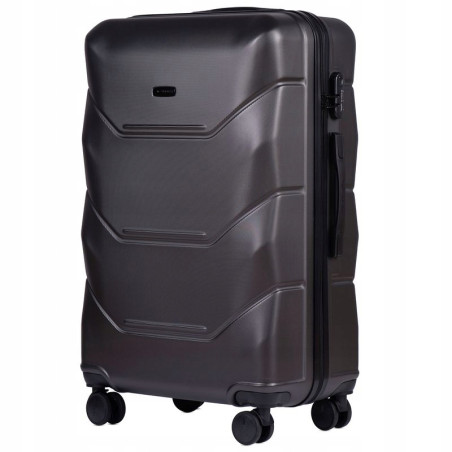 Walizka WINGS twarda duża ABS 149 L DARK GREY 97 l