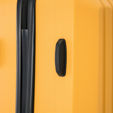 Walizka WINGS twarda duża ABS KST01 L YELLOW 97 l