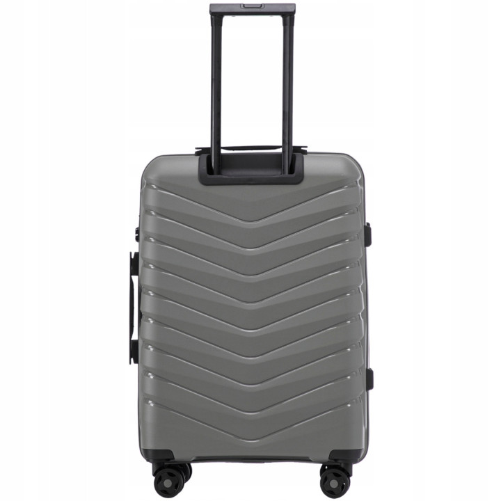 Walizka WINGS twarda duża polipropylen PHX01 L DARK GREY 1.0 97 l
