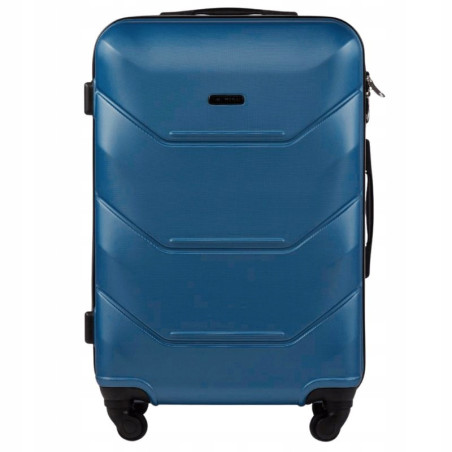 Walizka WINGS twarda duża ABS 149 L TITAN BLUE 97 l