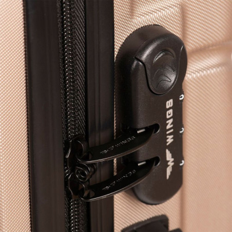 Walizka WINGS twarda duża ABS 149 L TITAN BLUE 97 l