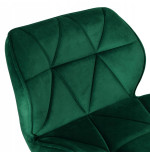 Hoker/Krzesło barowe pikowane SEVILLA VELVET