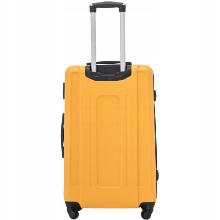 Walizka WINGS twarda duża ABS KST01 L YELLOW 97 l