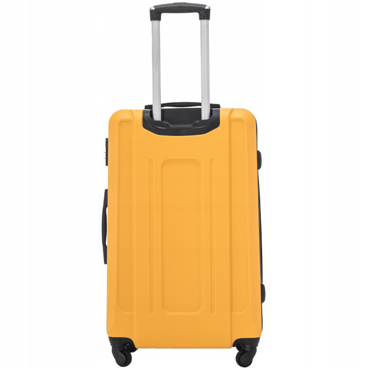 Walizka WINGS twarda duża ABS KST01 L YELLOW 97 l