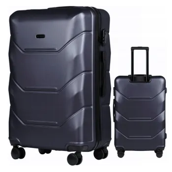 WALIZKA DUŻA POSZERZANA TWARDA WINGS ABS 149 97 l BLUE