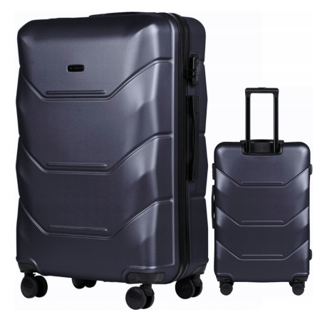 WALIZKA DUŻA POSZERZANA TWARDA WINGS ABS 149 97 l BLUE