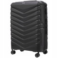 Walizka WINGS twarda duża polipropylen PHX02 L BLACK 97 l