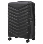 Walizka WINGS twarda duża polipropylen PHX02 L BLACK 97 l