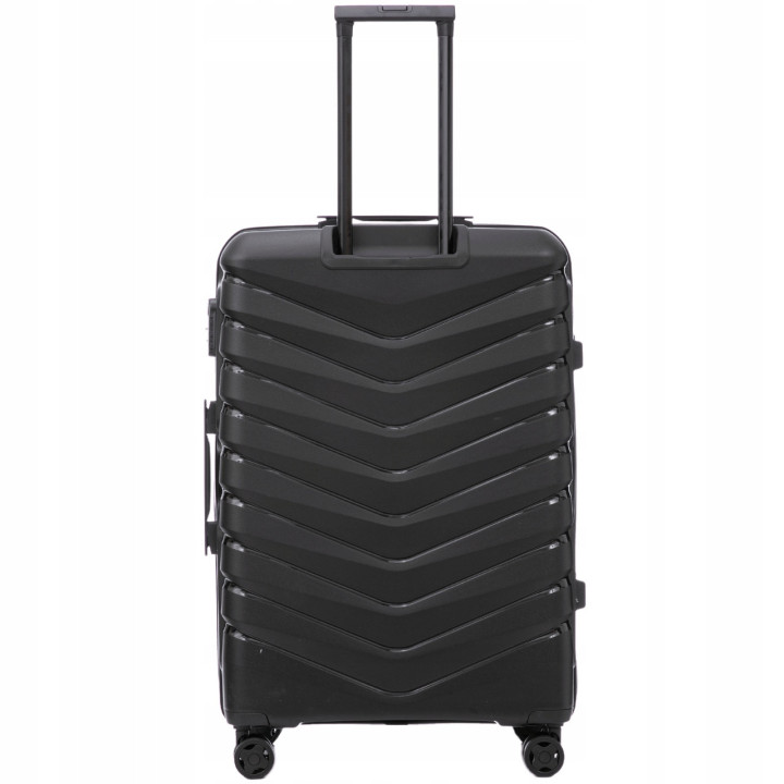 Walizka WINGS twarda duża polipropylen PHX02 L BLACK 97 l