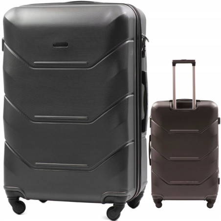 UNLIMITED Walizka twarda duża ABS MGN01 L DARK GREY 97 l