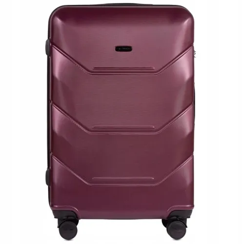 WALIZKA DUŻA POSZERZANA TWARDA WINGS ABS 149 97 l BURGUNDY
