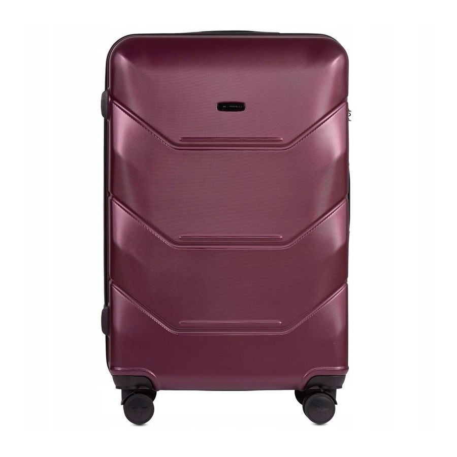 WALIZKA DUŻA POSZERZANA TWARDA WINGS ABS 149 97 l BURGUNDY