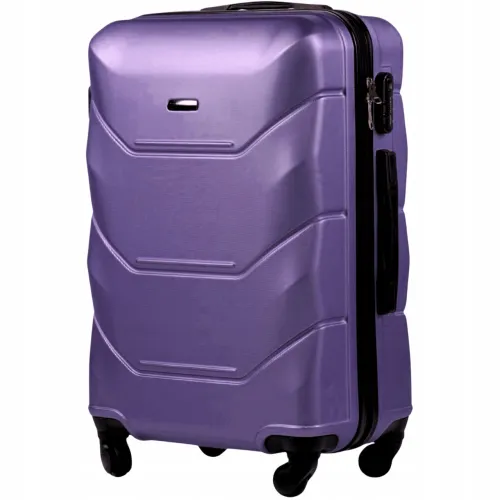 Walizka twarda duża UNLIMITED MGN01 L SILVER PURPLE 97 l