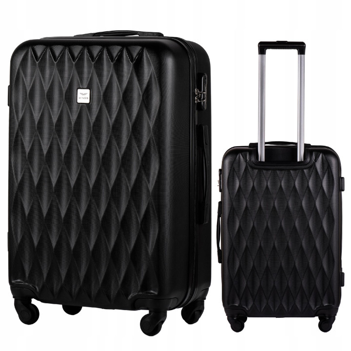 Walizka twarda średnia Wings ABS WHITE EAGLE 63 l