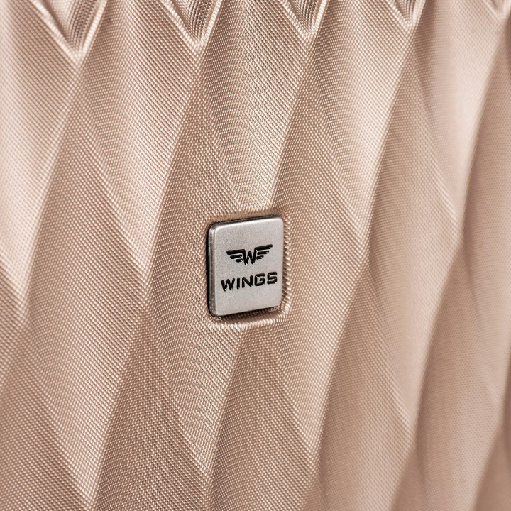 Walizka twarda średnia Wings ABS WHITE EAGLE 63 l