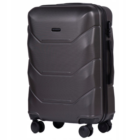 Walizka WINGS średnia 65 cm x 43 cm x 25 cm 63 l ABS ZŁOTA