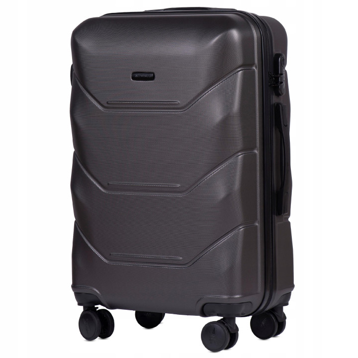 Walizka WINGS średnia 65 cm x 43 cm x 25 cm 63 l ABS ZŁOTA