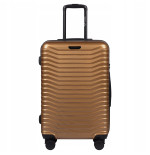 Walizka twarda średnia Wings poliwęglan (polikarbonat) PC140-M-GOLD 63 l
