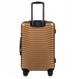 Walizka twarda średnia Wings poliwęglan (polikarbonat) PC140-M-GOLD 63 l