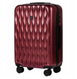 Walizka twarda średnia Wings poliwęglan PC190 M WINE RED