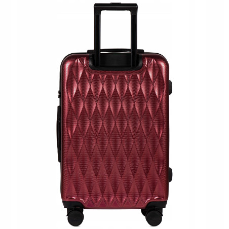 Walizka twarda średnia Wings poliwęglan PC190 M WINE RED