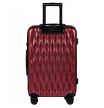 Walizka twarda średnia Wings poliwęglan PC190 M WINE RED