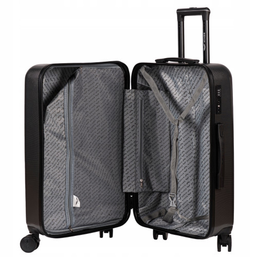 Walizka twarda średnia Wings poliwęglan PC190 M DARK GREEN