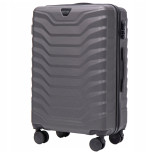 Walizka WINGS twarda średnia ABS PEA01-M-D.GREY 63 l