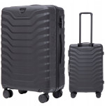Wings Walizka twarda średnia ABS PEA01-M-BLACK 63 l