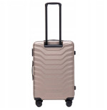 Walizka WINGS twarda średnia ABS PEA01-M-CHAMPAGNE 63 l