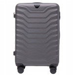 Walizka WINGS twarda średnia ABS PEA01-M-D.GREY 63 l
