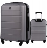 Wings Walizka twarda średnia ABS GAN01-M-T.GREY 63 l