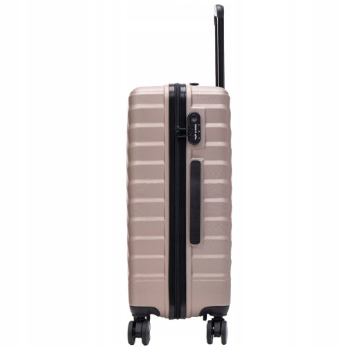 Walizka WINGS twarda średnia ABS PEA01-M-CHAMPAGNE 63 l