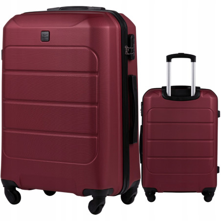 WINGS ŚREDNIA WALIZKA PODRÓŻNA TWARDA 63L GAN01-M-MAROON